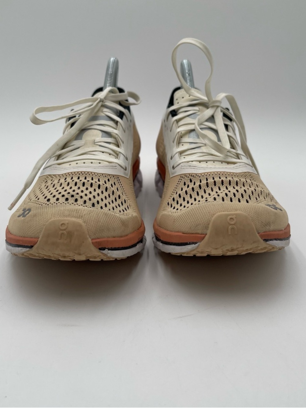 On Cloudboom Women’s Running Shoes Savanna White Low Top Swiss Size 9.5 Sneakers - Picture 7 of 16